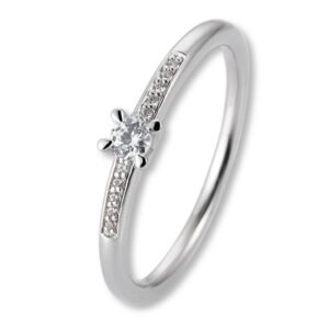 Verlobungsring Pavé 0,15ct – Bild 3