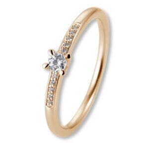 Verlobungsring Pavé 0,15ct – Bild 2