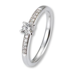 Verlobungsring, Weißgold, Platin, Brillanten, Pavé, Goldwerkstatt, Schmuck und Trauringe, Neuötting