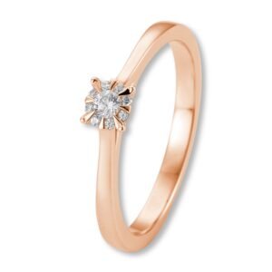 Verlobungsring, Roségold, Brillanten, Hero, Goldwerkstatt, Schmuck und Trauringe, Neuötting