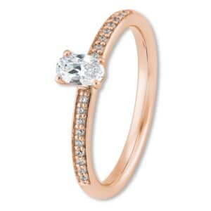 Verlobungsring, Oval, Pavé, Weißgold, Gelbgold, Roségold, Heiratsantrag, Brillant, Goldwerkstatt, Schmuck & Trauringe, Neuötting, Mühldorf am Inn, Verlobung