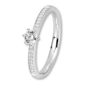 Verlobungsring, Weißgold, Brillanten, Pavé, Goldwerkstatt, Schmuck und Trauringe, Neuötting