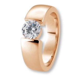 Verlobungsring, Spanring, Weißgold, Gelbgold, Roségold, Heiratsantrag, Brillant, Goldwerkstatt, Schmuck & Trauringe, Neuötting, Mühldorf am Inn, Verlobung