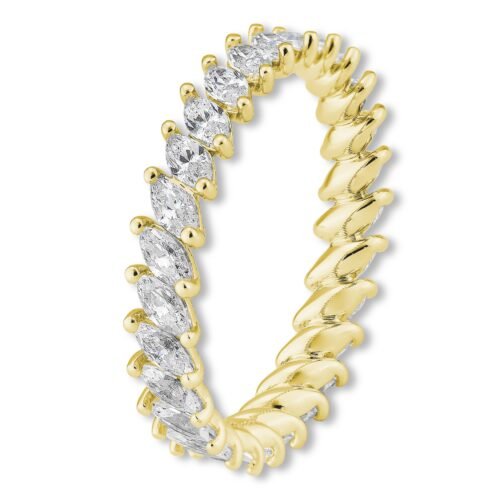 Beisteckring, Weißgold, Gelbgold, Roségold, Diamanten, Navette, Goldwerkstatt, Schmuck und Trauringe, Neuötting, Altötting, Trauringe