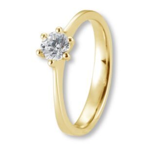 Verlobungsring, Krappenfassung, Verlaufend, Weißgold, Gelbgold, Roségold, Heiratsantrag, Brillant, Goldwerkstatt, Schmuck & Trauringe, Neuötting, Mühldorf am Inn, Verlobung