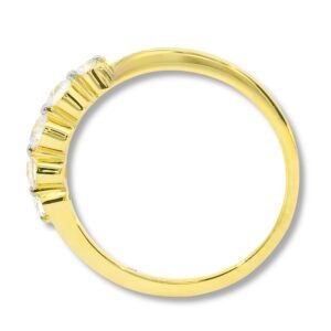 Ring Gelbgold 333 mit Zirkonia – Bild 2
