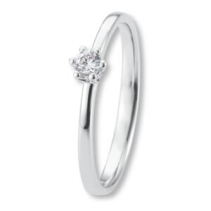 Verlobungsring, Krappenfassung, Weißgold, Gelbgold, Roségold, Solitärring, 4er Krappe, Heiratsantrag, Brillant, Goldwerkstatt, Schmuck & Trauringe, Neuötting, Mühldorf am Inn, Verlobung, Diamantring