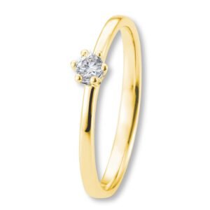 Verlobungsring, Krappenfassung, Weißgold, Gelbgold, Roségold, Solitärring, 4er Krappe, Heiratsantrag, Brillant, Goldwerkstatt, Schmuck & Trauringe, Neuötting, Mühldorf am Inn, Verlobung, Diamantring