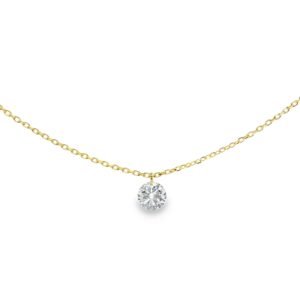 Collier, Gelbgold 750, Goldschmuck, Halskette, Brillantschmuck, Brillant, Neuötting, Altötting, Weißgoldschmuck, Geschenk