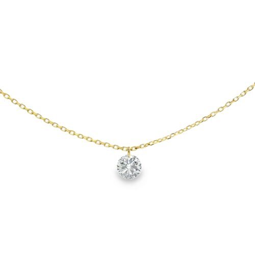 Collier, Gelbgold 750, Goldschmuck, Halskette, Brillantschmuck, Brillant, Neuötting, Altötting, Weißgoldschmuck, Geschenk