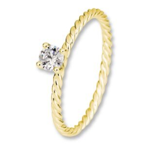 Verlobungsring, Weißgold, Gelbgold, Roségold, Diamanten, Kordelring, Goldwerkstatt, Schmuck und Trauringe, Neuötting, Altötting, Trauringe