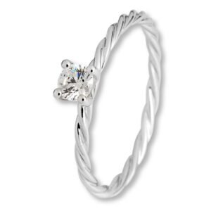 Verlobungsring, Weißgold, Gelbgold, Roségold, Diamanten, Kordelring, Goldwerkstatt, Schmuck und Trauringe, Neuötting, Altötting, Trauringe