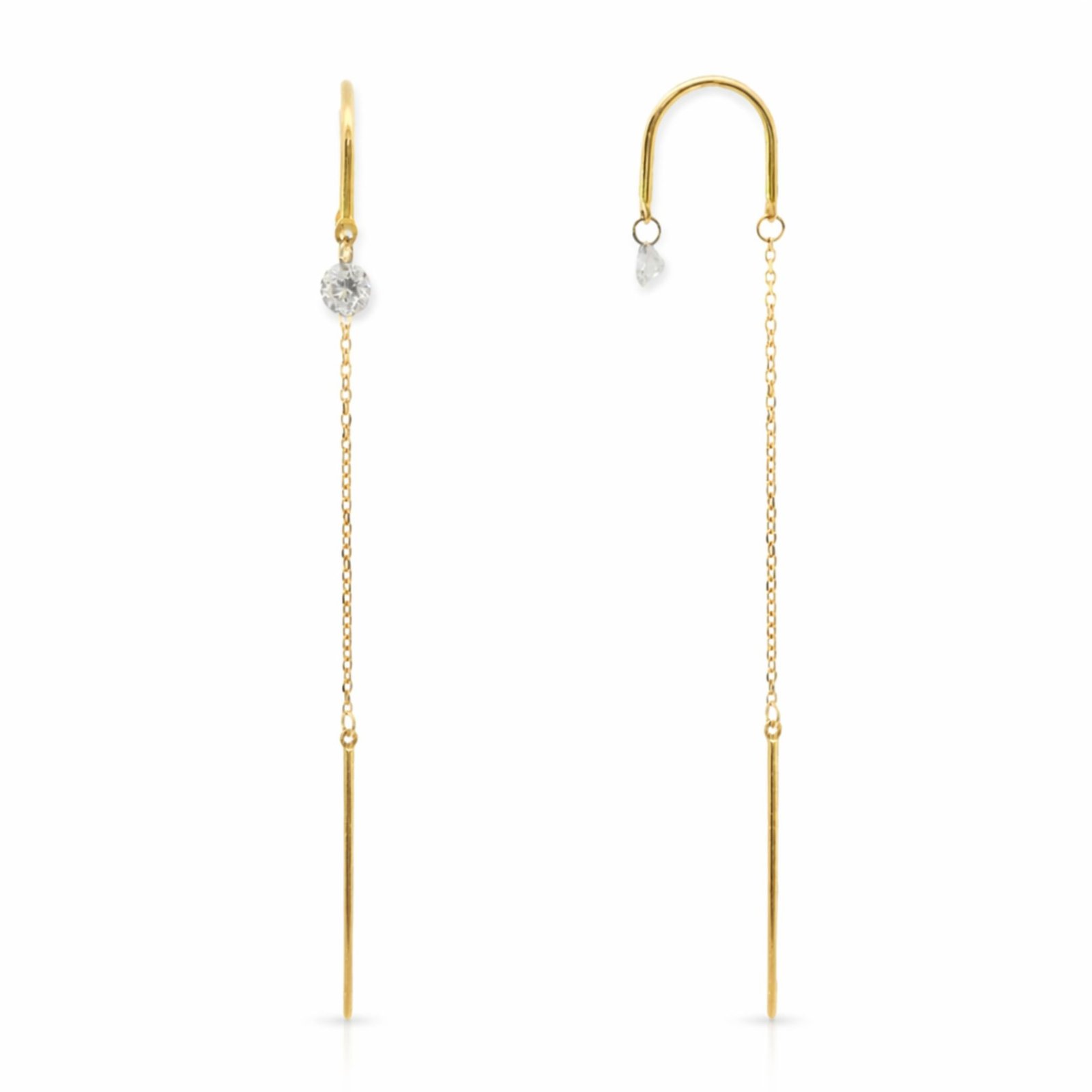 Ohrhänger 16400201 Gelbgold 750 Brillanten 0,14ct wsi 584€-1 Ohrhänger, Gelbgold 750, Brillanten, Brillantschmuck, Goldschmuck, Ohrschmuck, Goldwerkstatt Schmuck und Trauringe, Neuötting, Altötting