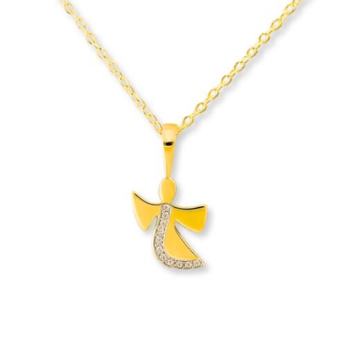 Anhänger, Taufe, Kommunion, Taufschmuck, Gelbgold 333, Taufgeschenk, Halskette, Zirkonia, Neuötting, Goldwerkstatt Schmuck & Trauringe