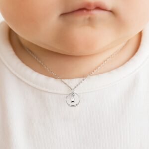 Anhänger, Taufring, Taufschmuck, Silber 925, Taufgeschenk, Halskette, Zirkonia, Neuötting, Goldwerkstatt Schmuck & Trauringe