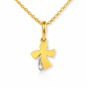 Anhänger, Taufe, Kommunion, Taufschmuck, Gelbgold 333, Taufgeschenk, Halskette, Zirkonia, Neuötting, Goldwerkstatt Schmuck & Trauringe