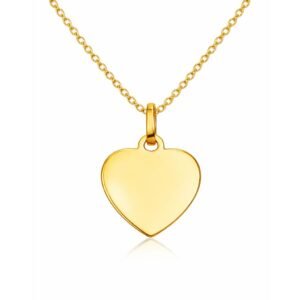 Anhänger, Gelbgold 333, Gravurschmuck, Halskette, Schmuckanhänger, Goldwerkstatt, Schmuck und Trauringe, Neuötting, Altötting, Herzanhänger