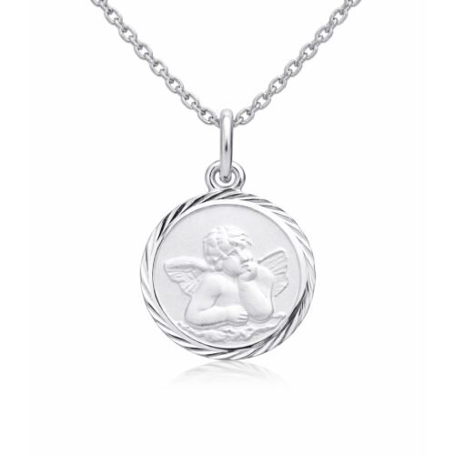 Anhänger, Schutzengel, Taufschmuck, Silber 925, Taufgeschenk, Halskette, Zirkonia, Neuötting, Goldwerkstatt Schmuck & Trauringe